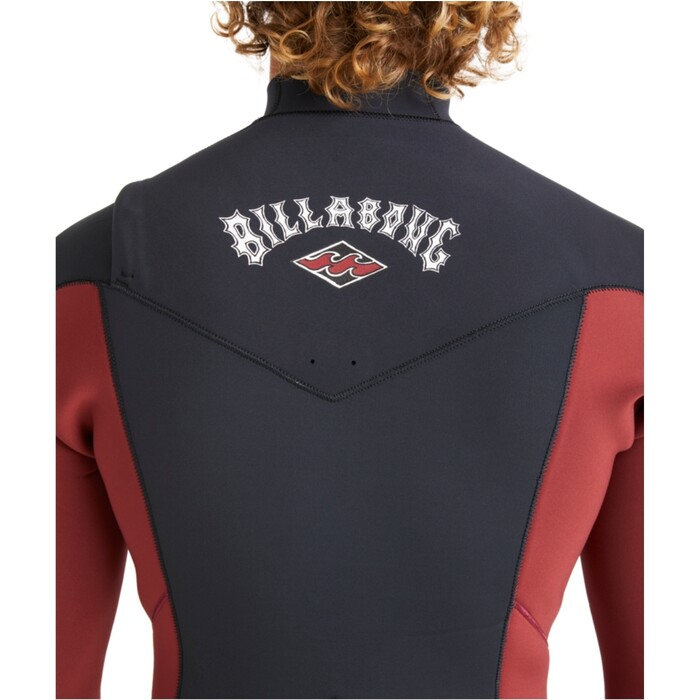 2024 Billabong Mens Absolute Natural 4/3mm Chest Zip Wetsuit ABYW100258 - Burnt Henna